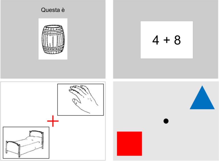 Immagine dei test sottoposti ad un paziente durante l'awake surgery